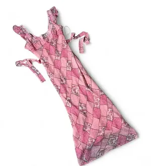 Bailey Rose Pink Patchwork Floral Maxi Dress BRD2103-11 Womens‎ S Cottagecore thumbnail 1