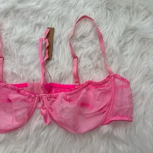 Skims Romance Balconette Bra Bubble Gum Size 44DD thumbnail 5