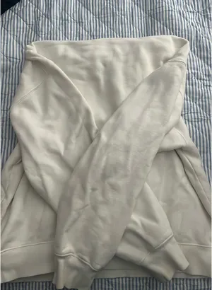 White Aritzia Sweatfleece Hoodie  thumbnail 1