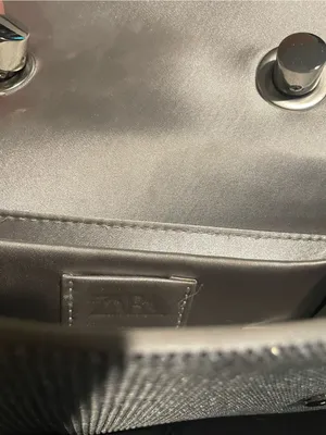 Zara Silver Crystal Mini Top-Handle Bag thumbnail 4