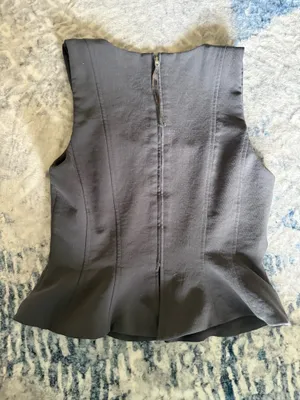 Aritzia Wilfred charcoal bodycon top thumbnail 3