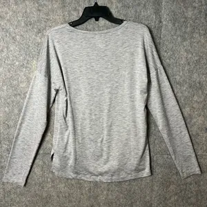 Asics Women's Large Heather Gray Long Sleeve athletic‎ Tee shirt thumbnail 7