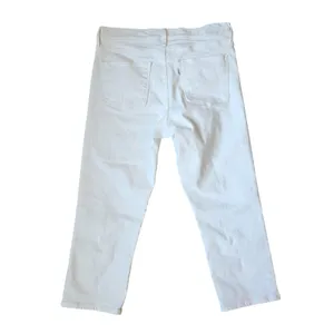 Levis 311 Shaping Skinny Capri Jeans White Stretch Cropped Denim‎ Pants Size 30 thumbnail 5