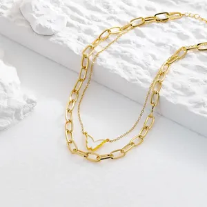 Stay Fly Butterfly Layered Gold Necklace thumbnail 6