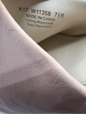 Cole Haan Leather Mules Womens 7.5B Blush Pink Block Heel Open Toe Slides thumbnail 10