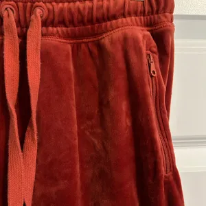 Aerie Velour Jogger Pants Rust Orange Brown Size XS thumbnail 9