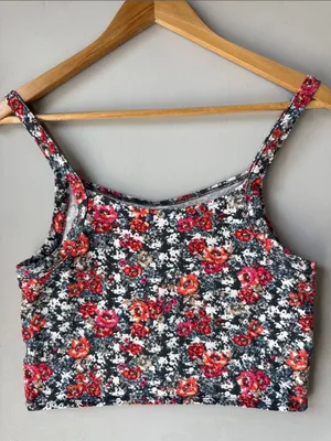 Aeropostale Floral Crop Camisole Top thumbnail 2