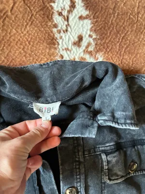 Bibi boutique shacket size small can easily fit medium Blue thumbnail 3