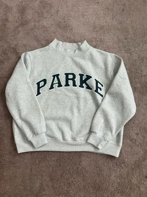 Parke cities varsity Mockneck Sweatshirt New York Green NYC thumbnail 2