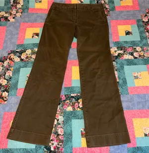 J.Crew $128 Woman’s Size 6 Cityfit Casual Work Pants Straight Leg Clasp Button thumbnail 1