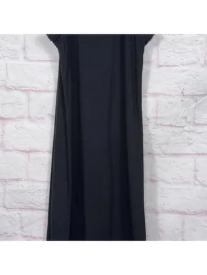American Eagle Medium Black Sleeveless Midi Dress thumbnail 3