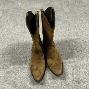 Durango Crush Cowboy Boots Women 8.5 Ante Up Boys Pin Up Leather Western Cowgirl thumbnail 3
