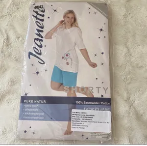 Jeanette 100% Baumwolle Cotton pajama short set thumbnail 2