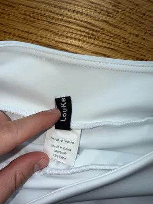 Loukeith White Tennis Skirt thumbnail 2
