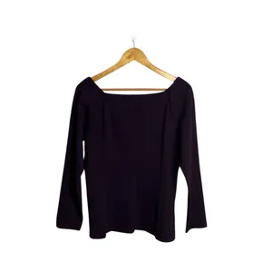 Ann Taylor Plum Jersey Knit‎ Fitted Top Size Large thumbnail 7