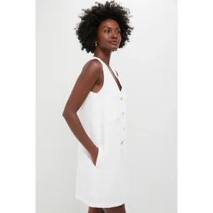 Tuckernuck white Myla textured romper size large‎ thumbnail 2