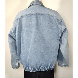 Vintage 80s YES Clothing Co Studded Denim Jacket S USA Rhinestone Western thumbnail 2