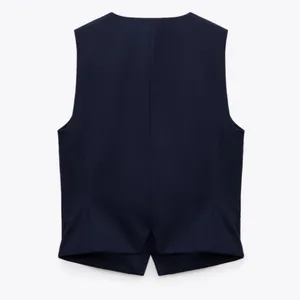 NWT Zara Contemporary Vest Black Large thumbnail 4