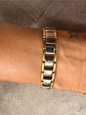 Armitron Women's Two-Tone Gold and Silver Bracelet Watch thumbnail 3