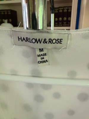Harlow & Rose Polka Dot Faux Wrap Maxi Dress thumbnail 3