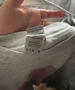 Drip Smiley Face Sweatshirt Gray Size M thumbnail 5