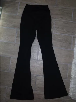 Yogalicious Lux Black High-Waist Flared Leggings thumbnail 6