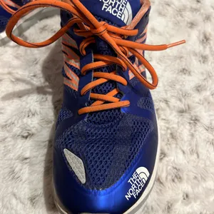 North Face Hyper-Track Guide running shoes blue and coral thumbnail 7