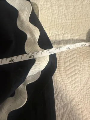 Torrid Belle Isle Maxi Babydoll Poplin Dress Black White Ric Rac 2X NWT thumbnail 3