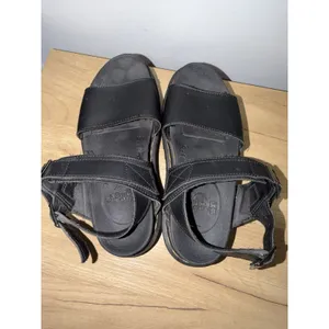 Dr. Martens Voss Black Leather Platform Sandals Women's Size 6 N thumbnail 7