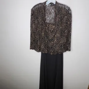 Vintage‎ Karen Miller New York Formal Dress 2 Pc thumbnail 10