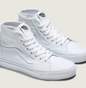 Vans Women's Sk8-Hi High-Top Sneakers in White thumbnail 1