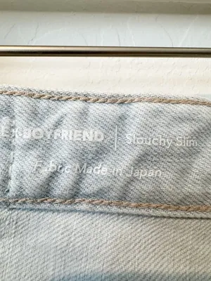 Adriano Goldschmied Ex Boyfriend Jeans Size 25 Slouchy Slim Denim Light Wash thumbnail 7