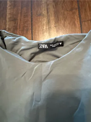 Zara Sleeveless Bodysuit in Sage Green Size L thumbnail 2