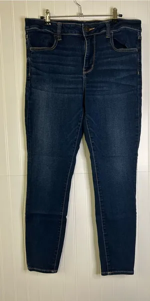 American Eagle Dark Wash Next Level Stretch Jeggings Size 14 thumbnail 1
