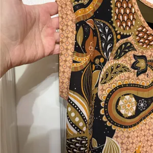 Zara paisley‎ print blouse size medium thumbnail 2