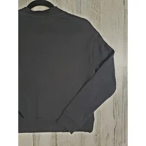 NWT Juicy by Juicy Couture Black Silver Graphic Sweatshirt Women's Size XS thumbnail 9