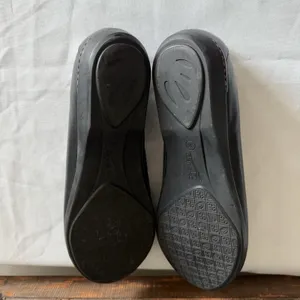 Dansko Nastacia Loafers Shoes Womens Sz‎ 9.5-10 US 40 EU Nappa Black Leather thumbnail 8