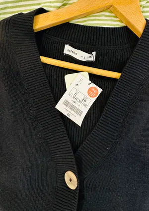 🆕Lefties Sweater Vest, Black, S thumbnail 3