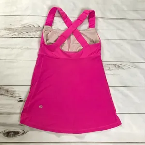 Lululemon Womens Pink Wide Strap Camisole Tank Top thumbnail 2