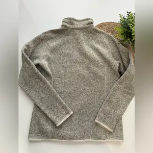 Patagonia Better Sweater Quarter 1/4 Zip‎ Fleece Pullover Grey Large thumbnail 9