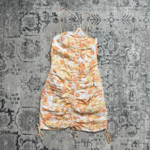 NEW Sabo Skirt Kani Asymmetric Dress Floral Print Cinched size M Medium NWT thumbnail 3