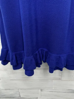 Lilly Pulitzer Helena Merino Wool Ruffle Sweater Dress Size Medium thumbnail 5