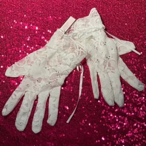 Victoria’s Secret Shine Halloween Costume Gloves thumbnail 1