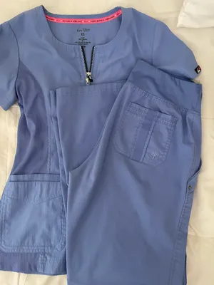Koi Lite Purple Scrub Top & Pants thumbnail 1