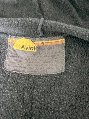Aviator Nation Hoodie Zip-Up Dark Grey 14 thumbnail 2