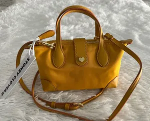 NWT Stoney Clover Lane Pouchette yellow Crossbody bag handbag thumbnail 1