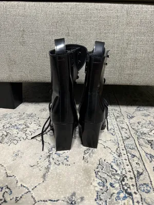 All Saints Bianca Bootie in Black Leather thumbnail 7