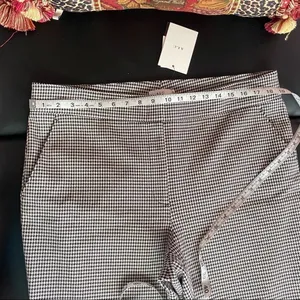 A.L.C.‎ James Pants Houndstooth Cotton Blend Black Cream Size 18 NWT thumbnail 11