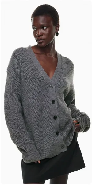 Aritzia Wilfred Oversized Chunky‎ Knit Merino Wool Storybook Cardigan Sweater M thumbnail 1