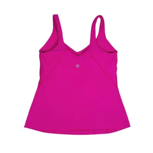 Lululemon Align Waist Length Tank Top Size 4 Sonic Pink Yoga Pilates Gym Fitness thumbnail 3
